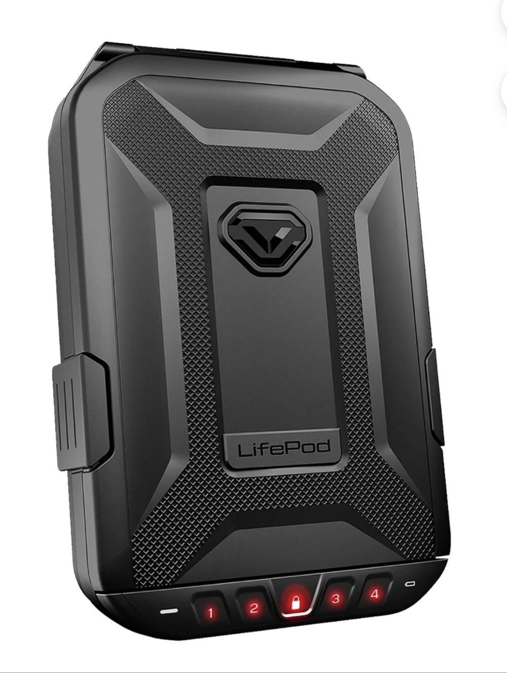 LifePod Weatherproof Lockbox - Black XLP10-BK New Sealed Protect Guns, Documents